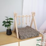 Changing Mat Cover Leopard Print Small Print