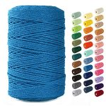 Nook Theory Macrame Cord - 3MM 220 Yards Cotton Rope 4MM 5MM Yarn String For Crafts Perfect For Macrame Wall Hanging And Boho De