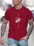 Creative Graphic Men's Short Sleeve T-Shirt Comfy Stretchy Trendy Tees For Summer Casual Daily Style Fashion Clothing As Gifts