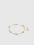 Harlie Heart Bracelet - 0 Duck Egg gold