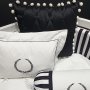 Black Striped Scatter Cushion
