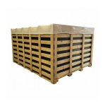 Slatted Wooden Crate 4 Way Entry 50 X 50 X 50CM