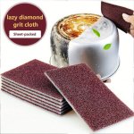 10PCS Magic Emery Sponges - Super Durable Rust & Pot Remover Dishwashing Scouring Pads - Essential Household Cleaning Kit
