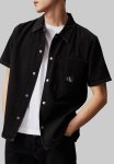 Calvin Klein Camp Denim Shirt - Denim Black