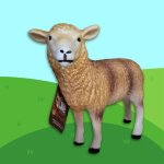Large Plastic Sheep - Factory Plaza