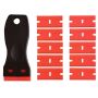 Plastic Scraper Black And 10 Extra Plastic Razor Blades