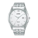 LORUS Gents White 3 Hands Watch