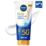 Nivea Sun Kids Daily Uv Protect Cream Sunscreen For Kids Spf 50+ 100ML