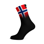 Norway Flag Socks - XL Black