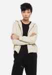 Zip-through Hoodie - Beige