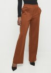 Casual Tailored Ponti Pants - Tobacco