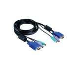 D-link 1.8 Meter 3-IN-1 Kvm Set With Monitor & PS 2 Cables