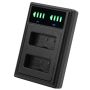 Dual LP-E17 Charger With Micro/type-c & Lcd