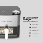Boden Stark 8L Dual Element Air Fryer With Steaming Function