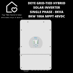 Deye Grid-tied Hybrid Solar Inverter Single Phase - 8KVA - 8KW 100A Mppt 48VDC