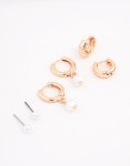Pearl Huggie Earrings 3-PACK
