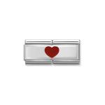 Composable Double Link With Red Heart