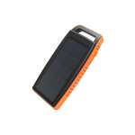 15000MAH 2X USB|IP66|SOLAR Power Bank Black And Orange