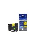 Brother 18MM Black On Yellow Laminated Tape - TZ641