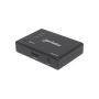 Manhattan 4K Compact 3-PORT HDMI Switch - 4K@60HZ Ac Powered Remote Control Black Retail Box Limited Lifetime Warranty