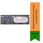 Kashmiri Lavender Incense Sticks Pack Of 12 - Ideal For Meditation & Home Fragrance Soothing Lavender Aroma & Relaxing Atmospher