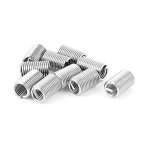 Uxcell 10PCS 304 Stainless Steel Wire Thread Repair Inserts M6 X 1MM X 2D