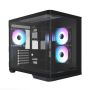 Raidmax I630 Atx Micro-atx Itx Argb Mid-tower Dual Chamber Curved Glass