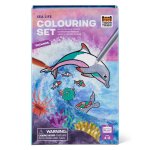 New Shimmer Colouring Set Sea Life