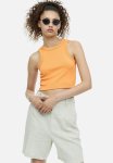 Cropped Vest Top - Orange