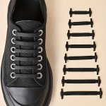 16PCS SET Silicone Free-tie Elastic Shoe Laces For Skate Shoes Casual Shoes Sneakers Martin Shoes Women & Men