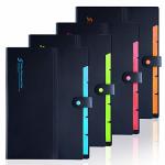 4 Pack Expanding File Folders With 6 Pockets A4 Letter Size Accordion File Folders Paper Plastic Filling Folders With Snap Closu