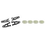 4PCS Main Drive Gear 38T With 4PCS Front Upper & Lower Arm - Color: Multi