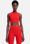 Drymove Cropped Sports Top - Bright Red