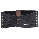 Fashion Elastic Waist Slimming Leather Corset Belt