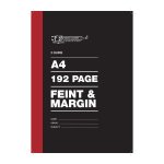 A4 Feint & Margin Counter Book 192 Pages