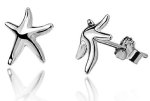 Sterling Silver Starfish Stud Earrings