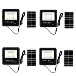 200W Solar Flood Light With Remote &panel IP67 Outdoor -8 Pack