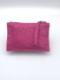 Coin Purse - Pink Ostrich
