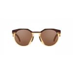 Oakley Hstn Sunglasses With Prizm Tungsten Lense & Dark Amber light Curry Frame