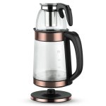 Zs - Raf Electric Kettle With Turkish Teapot 0.5L+2.2L