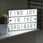 LED Message Light Up Box Black Cards