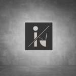 Toilet Male Sign D03 - Black - Powder Coated Aluminum