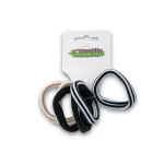 Hair Elastic Ring Tie 6 Pack With 3 Assorted Colours