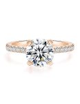 Imolove Moissanite Engagement Ring D Color VVS1 Clarity Moissanite Engagement Rings For Women Wedding Rings For Women Lab Create