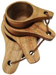 Acacia Wood Measuring Cups