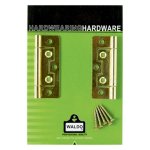 Hinge Flush Brass Plated 65MM