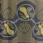 90CM 3 Cats Shwe-shwe Fabric Per Meter 58
