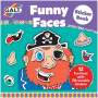 GALT Funny Faces Sticker Book