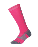 Vectr Light Cushion Full Length Socks - White Grey X Large