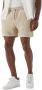 - Men's Elasticated Waist Pleated Drawcord Men's Shorts - Chocolate